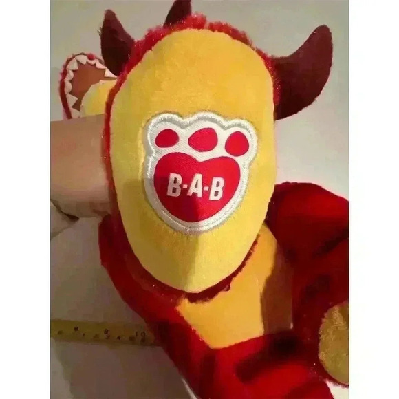 Build-A-Bear Red Raptor Dinosaur Plush 16" Stuffed Animal Toy - Picture 5 of 9